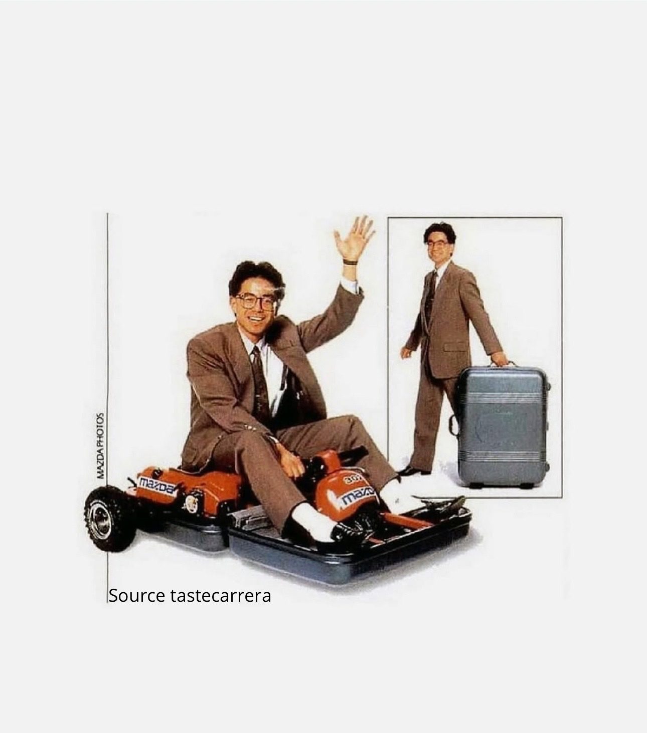 KETIKA MOBIL BISA DILIPAT KE DALAM KOPER MAZDA SUITCASE CAR