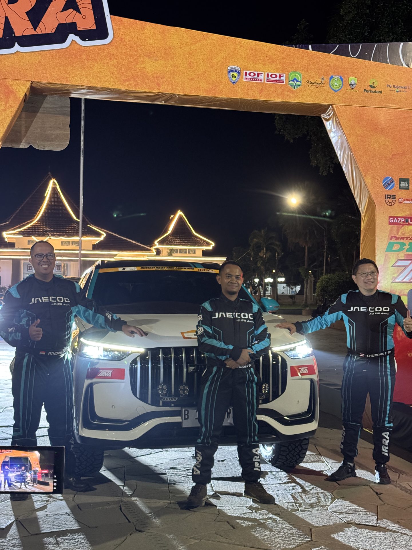 CHUPONG KEMBALI MENGISI POSISI NAVIGATOR DI AJANG INISIASI RALLY RAID ADVENTURE 2025